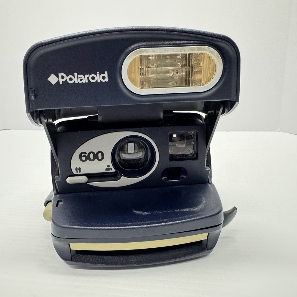 Polaroid 600 One Step Express Instant Film Camera (BLUE) UNTESTED